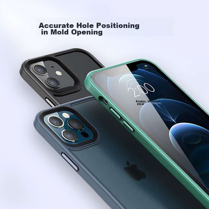 PISEN IPhone 12/12 Pro Case, Matte Transparent Protective Cover for IPhone 12/12...