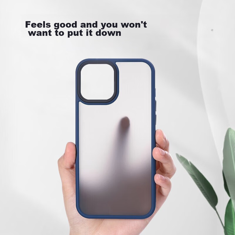 PISEN IPhone 12/12 Pro Case, Matte Transparent Protective Cover for IPhone 12/12...