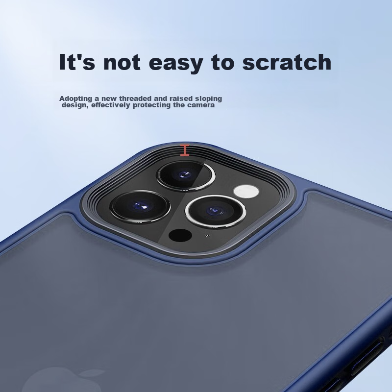 PISEN IPhone 12/12 Pro Case, Matte Transparent Protective Cover for IPhone 12/12...