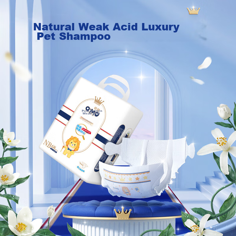 Qimo Q-MO Royal Mild Acid Diapers, NB 68 Pieces (For 5kg And Below), Newborn Sma...