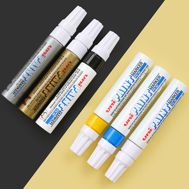 Mitsubishi (Uni) Paint Marker PX-30 Broad Tip Marker Non-fading Oil-based Pen (S...