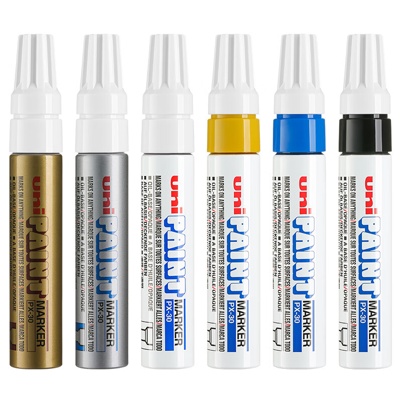 Mitsubishi (Uni) Paint Marker PX-30 Broad Tip Marker Non-fading Oil-based Pen (S...