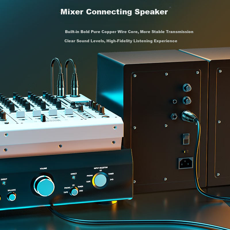 SAMZHE XLR Male to Female Audio Extension Cable for Karaoke, Live Streaming, Mic...