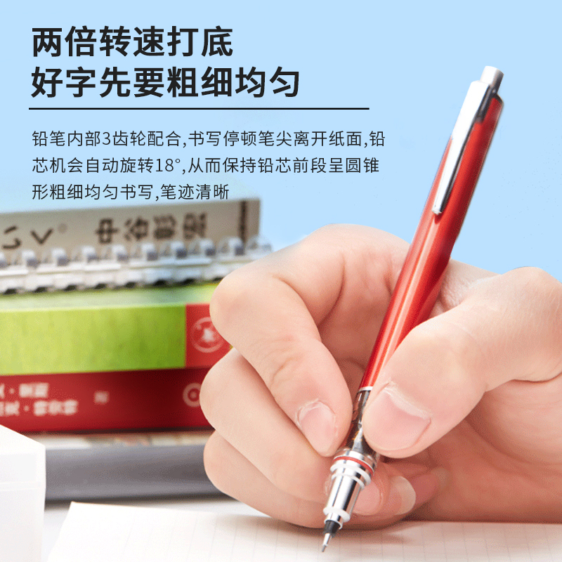 Mitsubishi Uni-ball M5-559 Mechanical Pencil, 0.5mm, for Children, Kindergarten,...