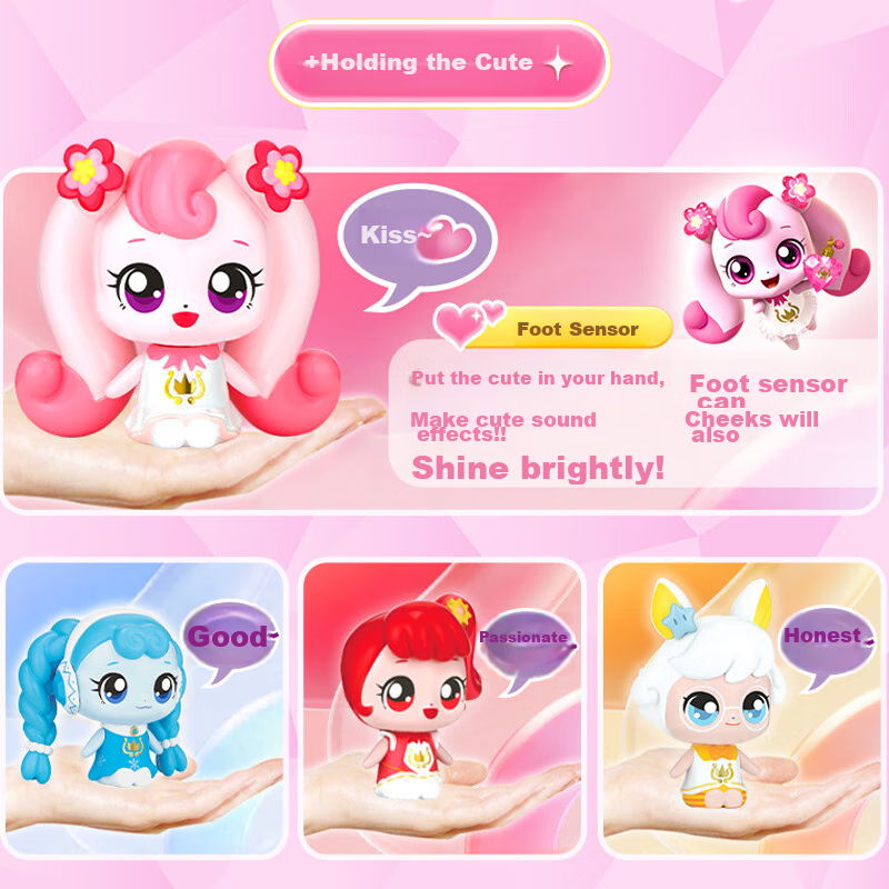 Qimiaomengke Magic Key Season 4 Toy, Birthday Gift for Girls - Talking Heart Qim...