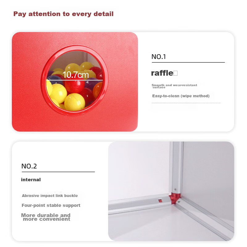 Oumai Lucky Draw Box, Raffle Box, Prize Drawing Box, Prize Grabbing Box, Lottery...