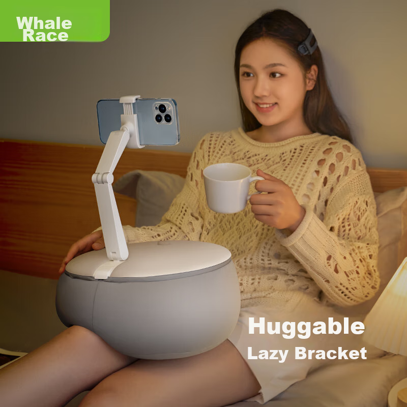 Saijing Phone Stand, Bedside Tablet And IPad Pillow, Foldable Stand, Floor-Stand...