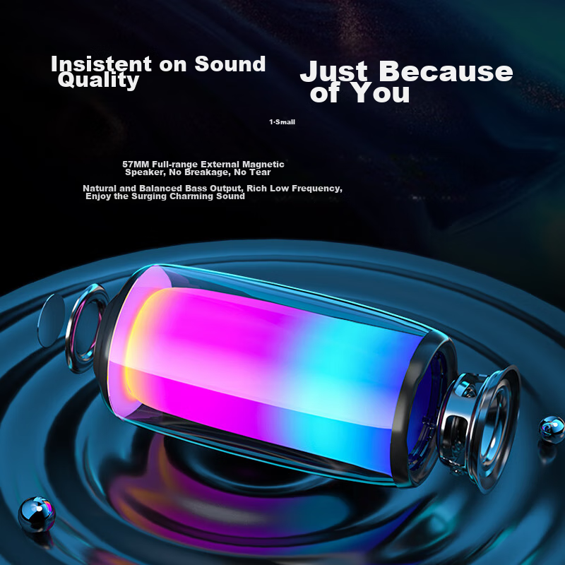 Newman BS02 Bluetooth Speaker, Portable Outdoor Home Computer Desktop Mini Subwo...