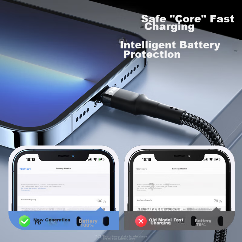 Can Fit Apple Charging Cable, IPhone 14 Data Cable, PD Fast Charging Cable, 30W...