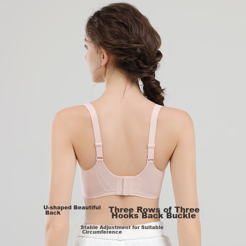 Ordifen Ice Silk Seamless Wireless Women's Underwear, Summer Thin Style, Push-Up...