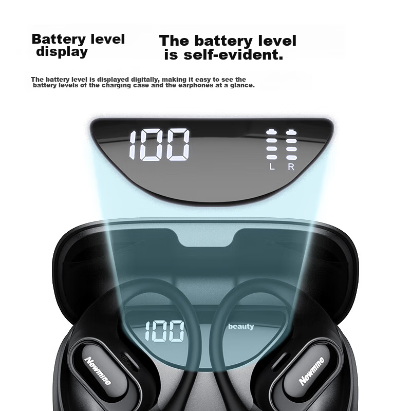 Newman Q10 Bone Conduction Bluetooth Headphones, Wireless, Over-Ear, Open-Style,...