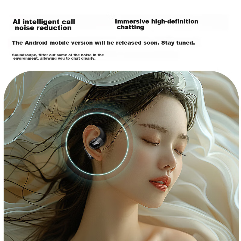 Newman Q10 Bone Conduction Bluetooth Headphones, Wireless, Over-Ear, Open-Style,...