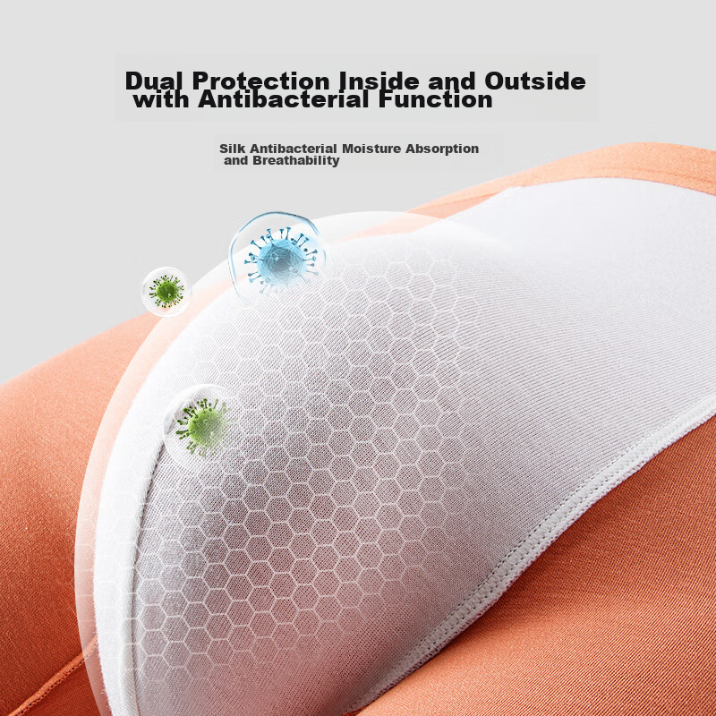 Modal High-Quality Double-Sided Men's Underwear, 120S Modal Silk Antibacterial C...