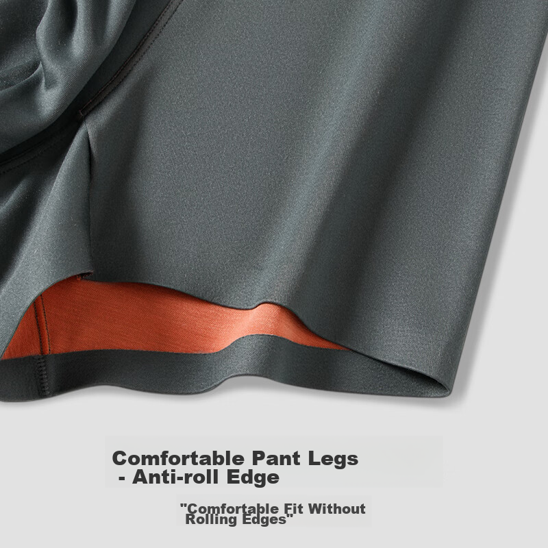 Modal High-Quality Double-Sided Men's Underwear, 120S Modal Silk Antibacterial C...