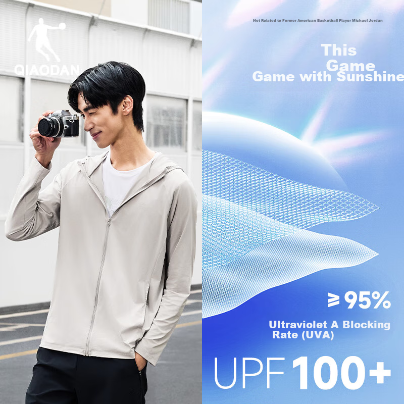 Jordan Men's Sun Protection Jacket Men's Spring and Summer New Thin Jacket Breat...