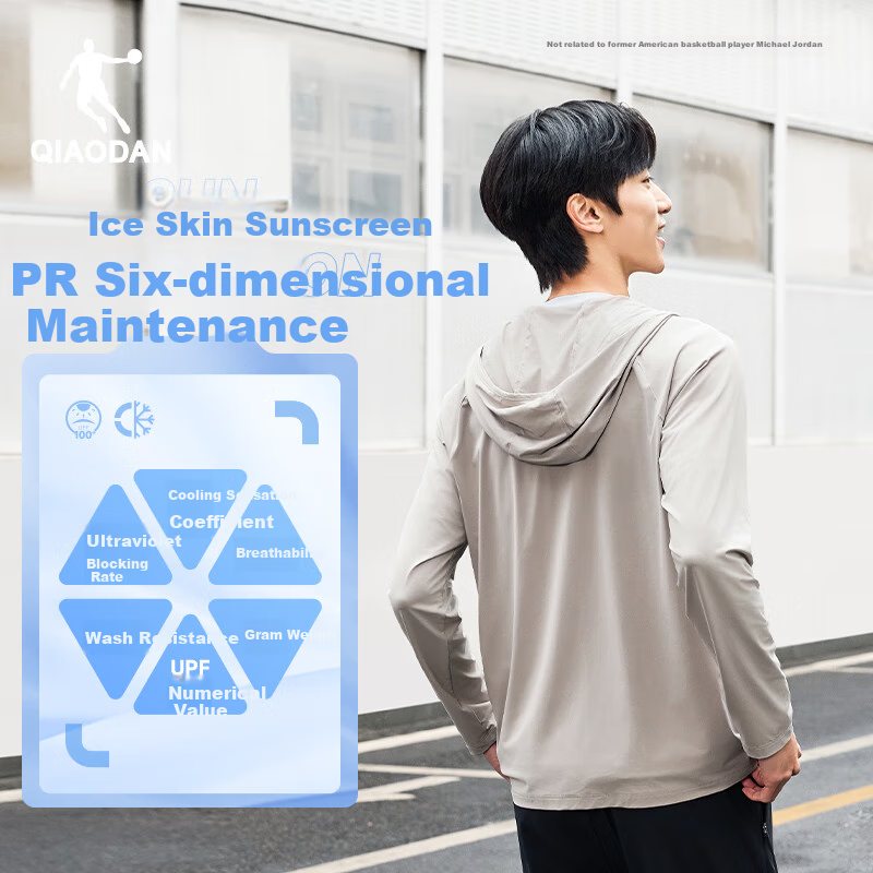 Jordan Men's Sun Protection Jacket Men's Spring and Summer New Thin Jacket Breat...