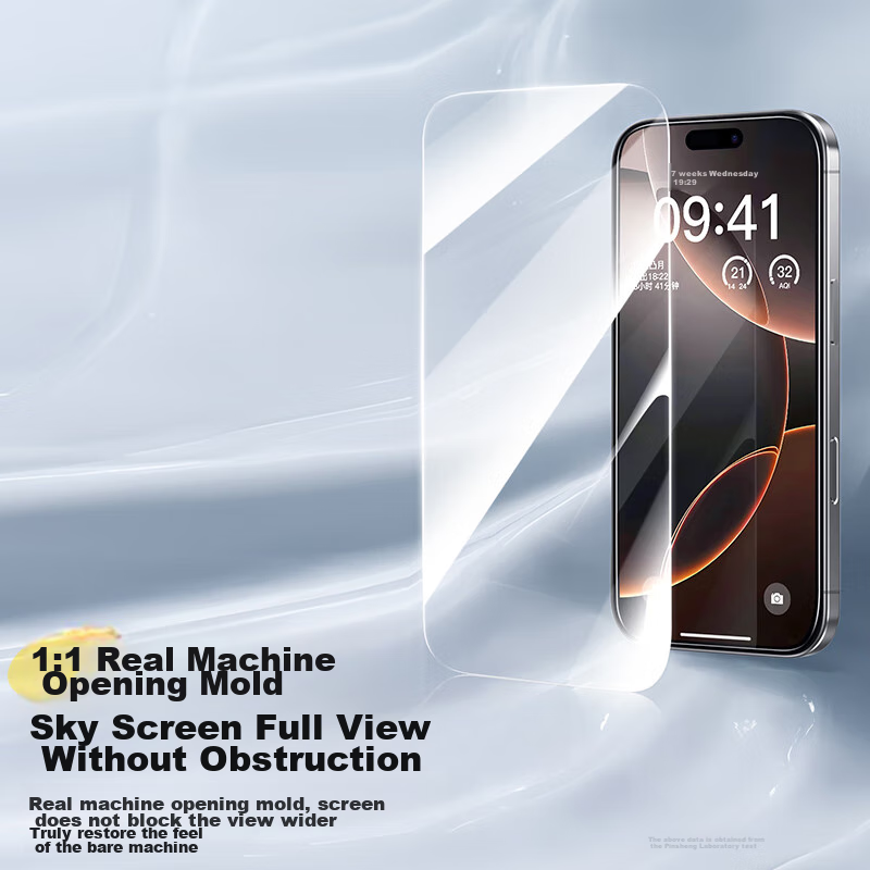 PISEN Tempered Glass Screen Protector for IPhone 16 Pro, Full Coverage HD Clear...