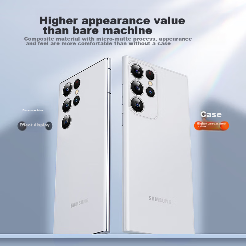 Nai Xiao Ya S23 Ultra Phone Case, S23 Ultra Protective Cover, Full Lens Protecti...