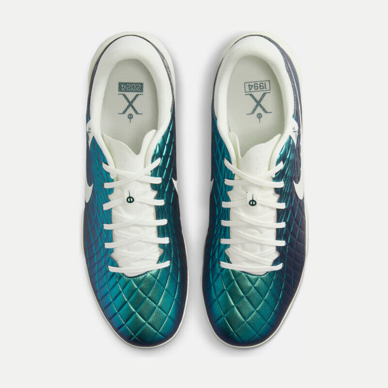 Nike Men's Soccer Cleats Legend 10 TF Turf Shoes, FQ3245-300, Dark Atomic Blue,...