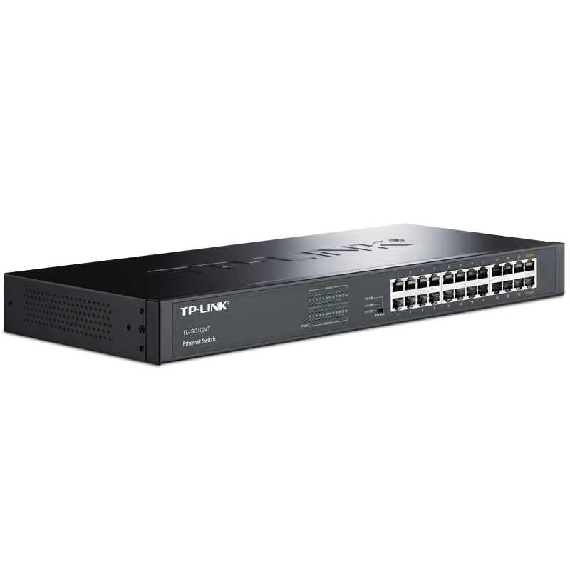 TP-LINK 24-Port Full Gigabit Switch, Unmanaged T Series Rack-Mounted, Enterprise...