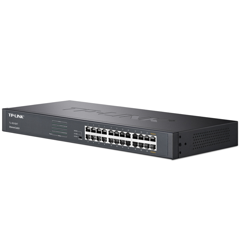 TP-LINK 24-Port Full Gigabit Switch, Unmanaged T Series Rack-Mounted, Enterprise...