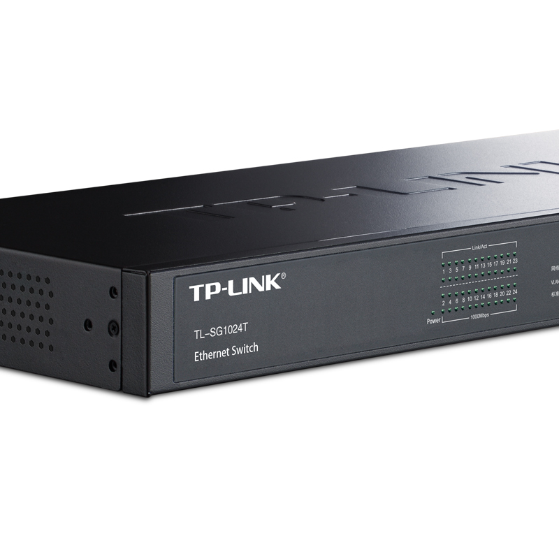 TP-LINK 24-Port Full Gigabit Switch, Unmanaged T Series Rack-Mounted, Enterprise...