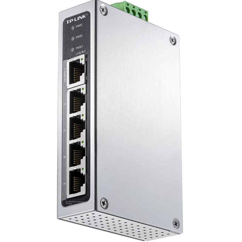 TP-LINK 5-Port 100Mbps Industrial-Grade Enterprise Ethernet Switch, Enterprise/M...