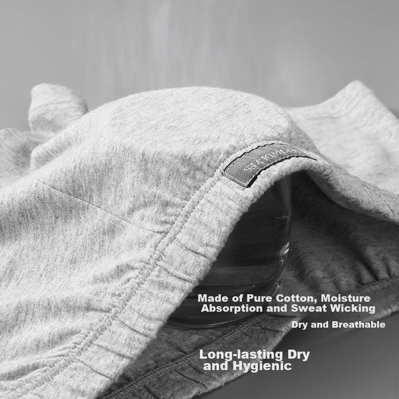 SEPTWOLVES Men's Underwear, 7A Antibacterial Pure Cotton 100% Cotton Men's Boxer...