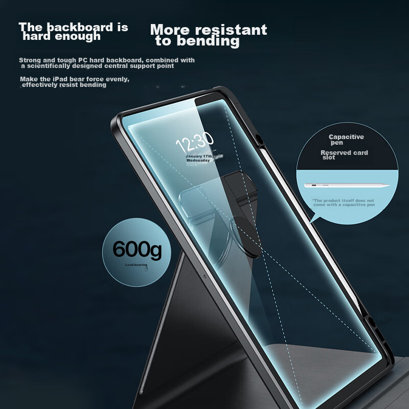 PISEN IPad 7/8/9 Case 10.2-Inch 2019/20/21 Apple Tablet Cover with Pencil Holder...