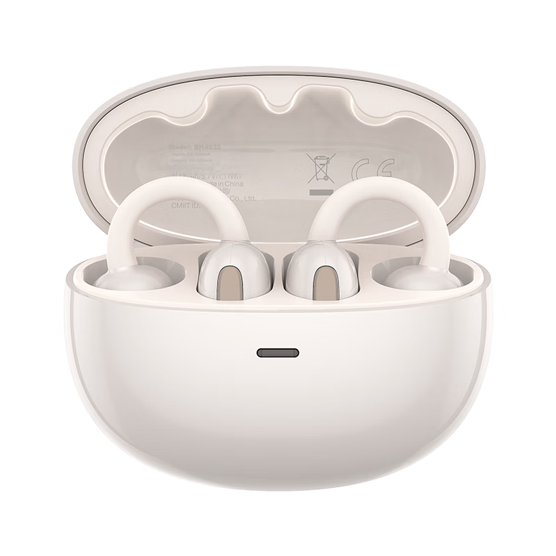 Nubia Bluetooth Earphones LiveClip Open-Ear Bone Conduction Concept Clip-on Styl...