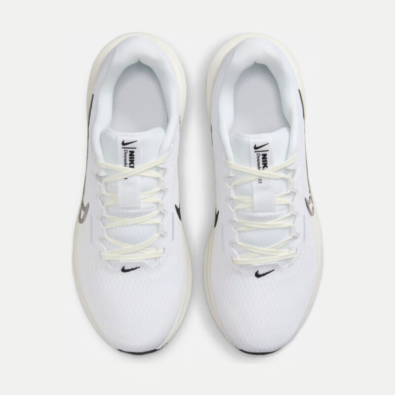 Nike Running Shoes for Women, Breathable DOWNSHIFTER 13 Sneakers FD6476-100 Whit...