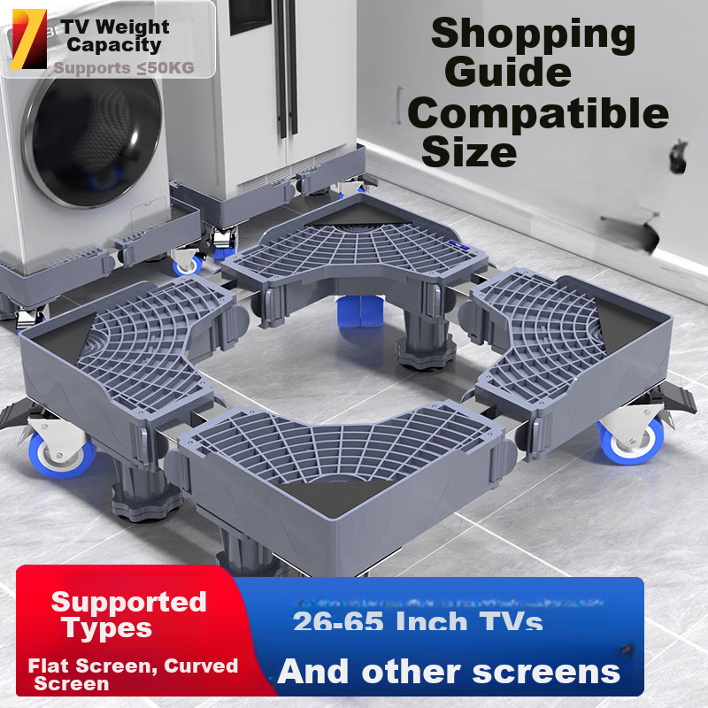 Heptagonal Washing Machine Base, Universal Height-Increasing Stand for Drum And...