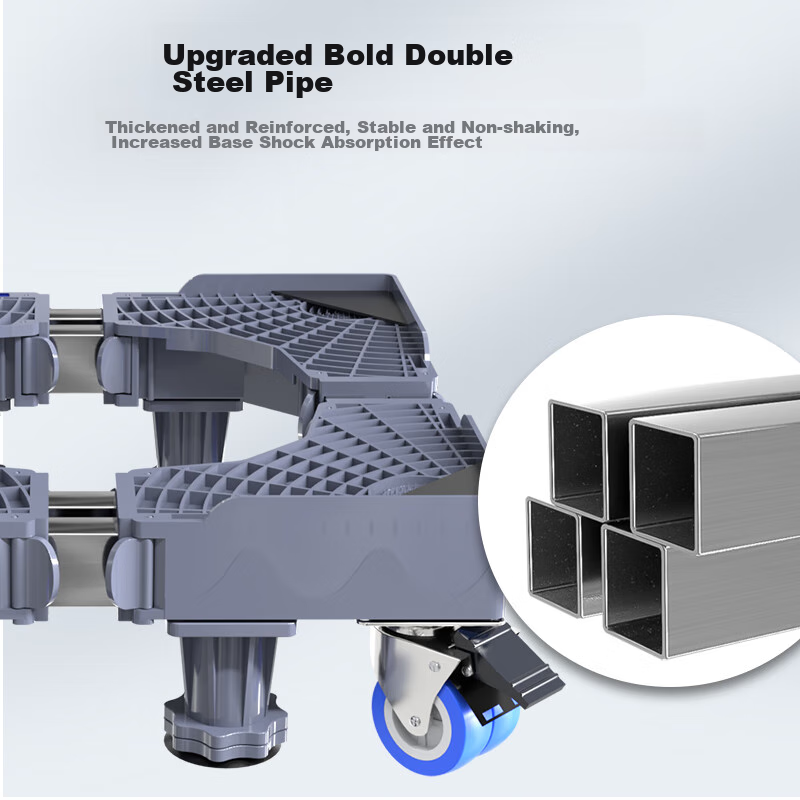 Heptagonal Washing Machine Base, Universal Height-Increasing Stand for Drum And...