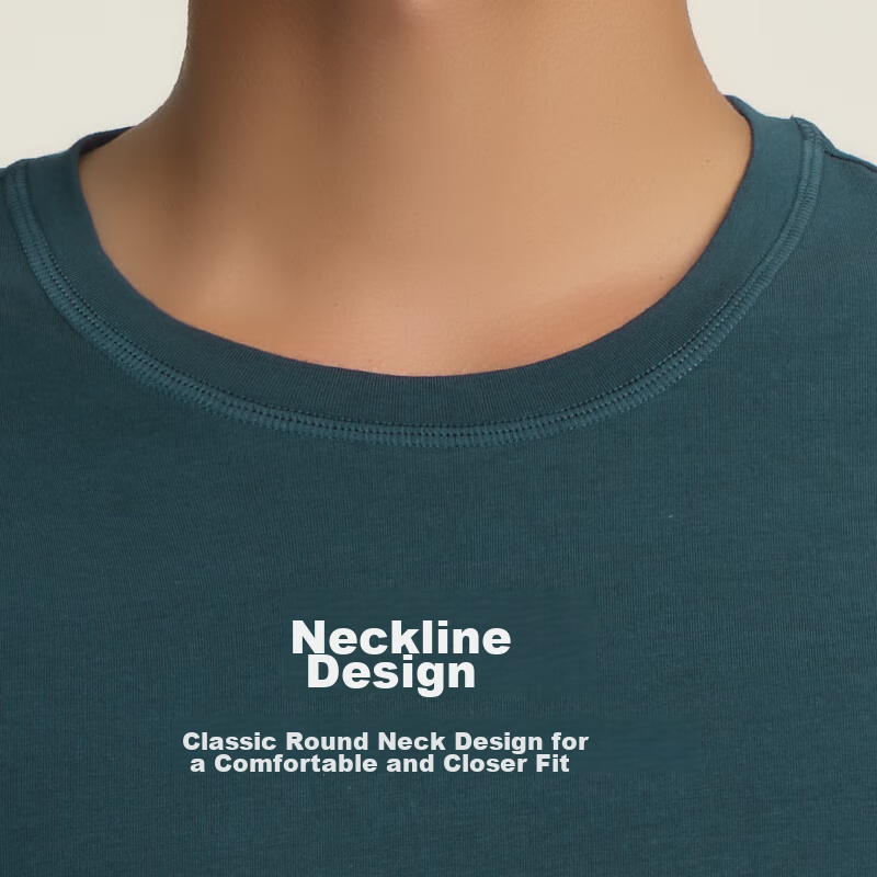 SEPTWOLVES Men's Autumn Undershirt, Spring Modal Tencel Cotton Anti-Mite Top, Li...