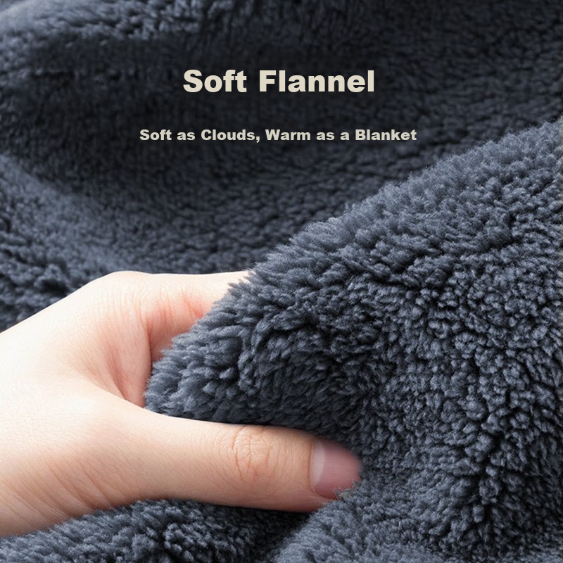 SEPTWOLVES [Warm Instantly] Men's Fleece-Lined Pajamas, Thickened And Warm, Suit...