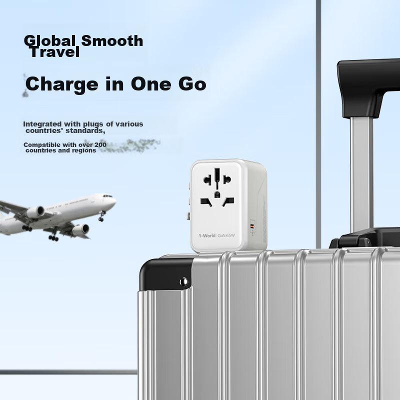 Momi PD65W Fast Charging Global Universal Adapter Travel Socket / International...