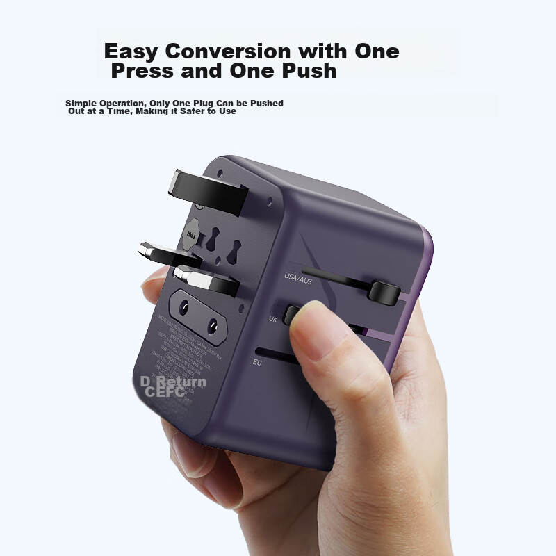 Momi PD65W Fast Charging Global Universal Adapter Travel Socket / International...