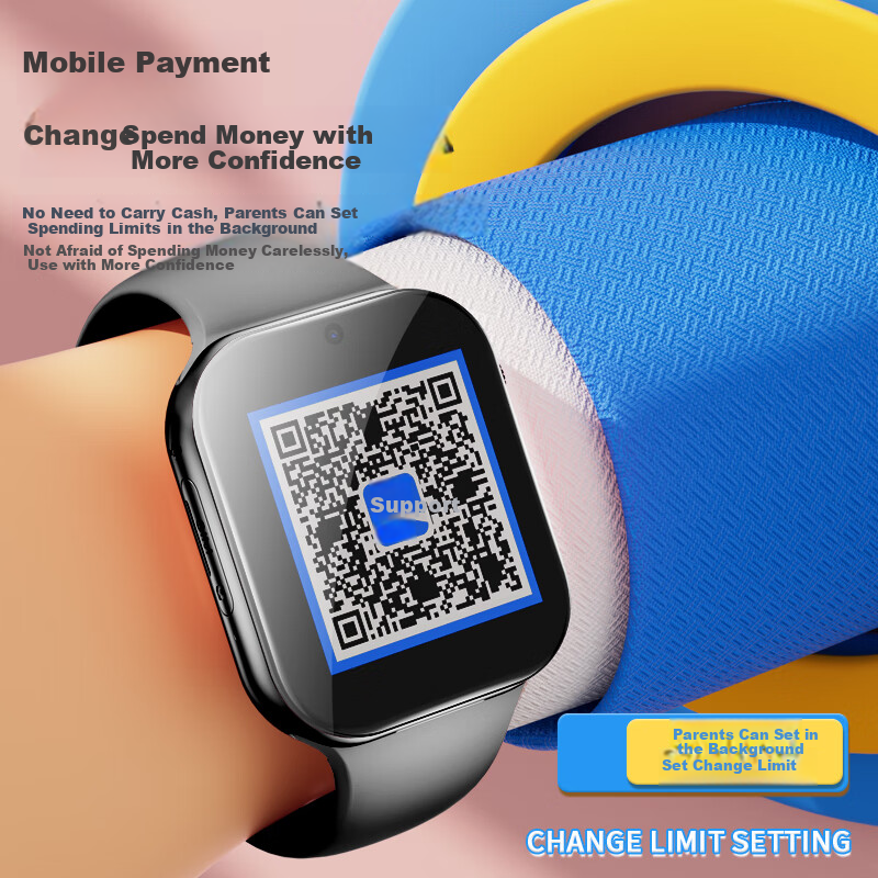 Smart Children's Phone Watch with Long Battery Life, Precise GPS Location, 5G Vi...