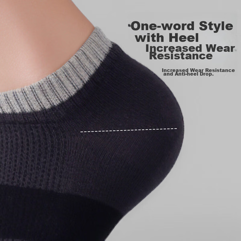 SEPTWOLVES Men's Five-Toe Socks, Comfortable Cotton Sports Socks, Short Socks, M...