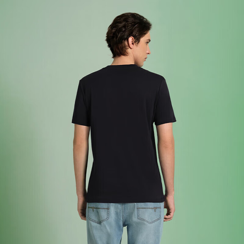 Thumb White Small T 2nd Generation Short Sleeve Pure Cotton T-shirt Men and Wome...