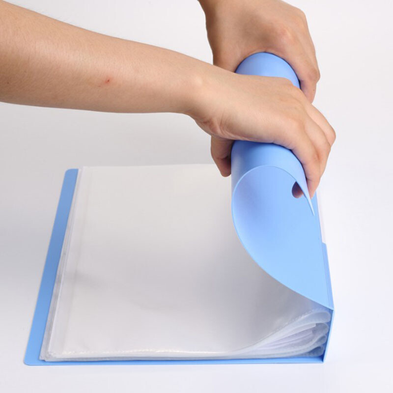 Comix PF40AK 40-Page Document Folder/A4 File Folder/Document Organizer, Blue, Of...