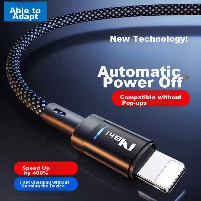 Can Fit Apple Charging Cable, IPhone 14 Data Cable, USB Fast Charging Smart Powe...