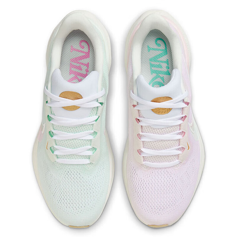 Nike Pegasus 41 Women's Running Shoes, Shock-Absorbing, HM3732-361, Green And Pi...