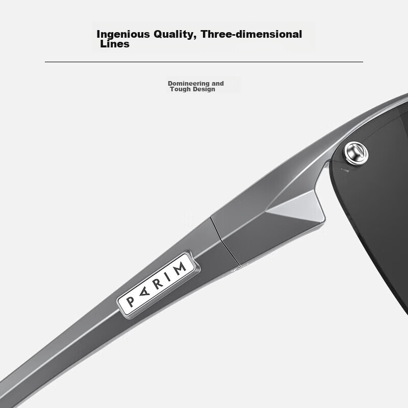 Parim Aluminum-Magnesium Polarized Sunglasses for Men, Sports Cycling Sunglasses...