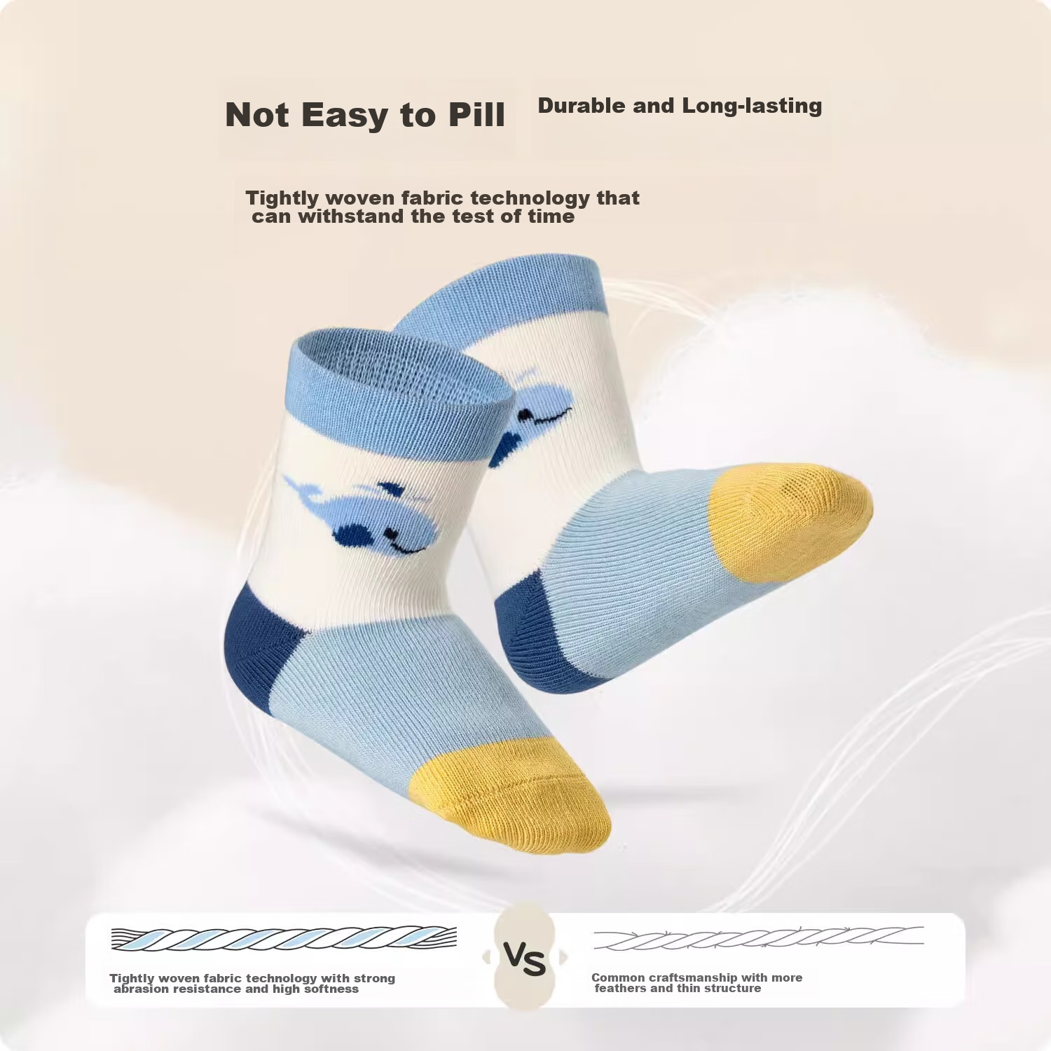 Niduoxiong Children's Socks, Spring And Summer Breathable Cotton Socks, Boys' So...