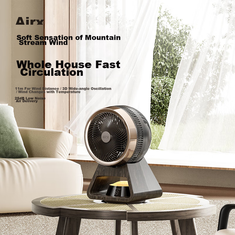 Airx [Bestselling New Product] Desktop Air Circulator Fan, Home Floor Fan, Quiet...