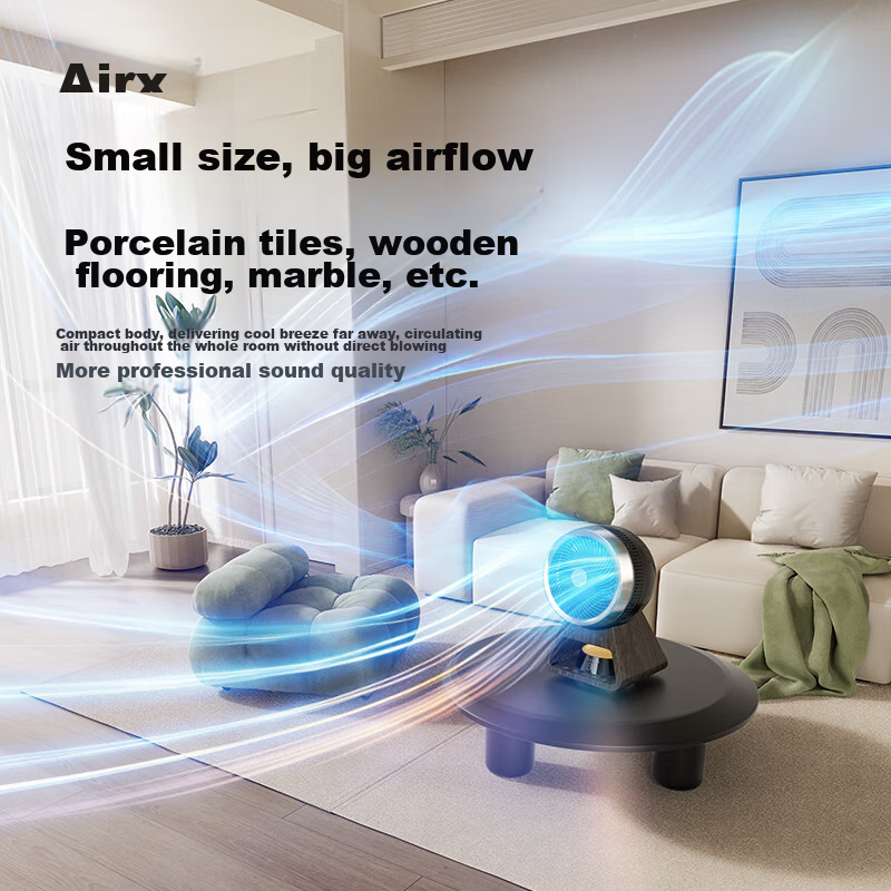 Airx [Bestselling New Product] Desktop Air Circulator Fan, Home Floor Fan, Quiet...