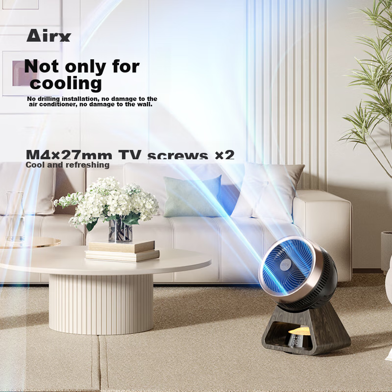 Airx [Bestselling New Product] Desktop Air Circulator Fan, Home Floor Fan, Quiet...