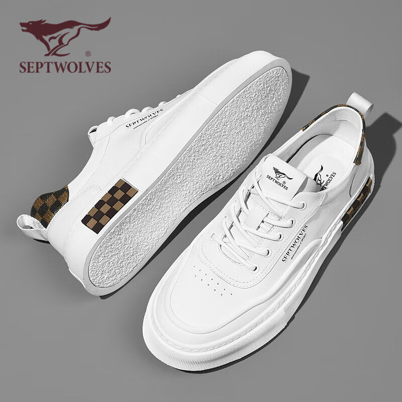 SEPTWOLVES Men's Sneakers, 618 Men's Shoes, Casual Shoes for Men, Men's Leather...