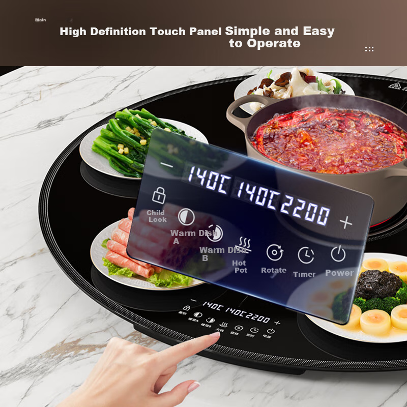 PADEFU (PADEFU) Multi-functional Heating Plate with Temperature Control for Warm...